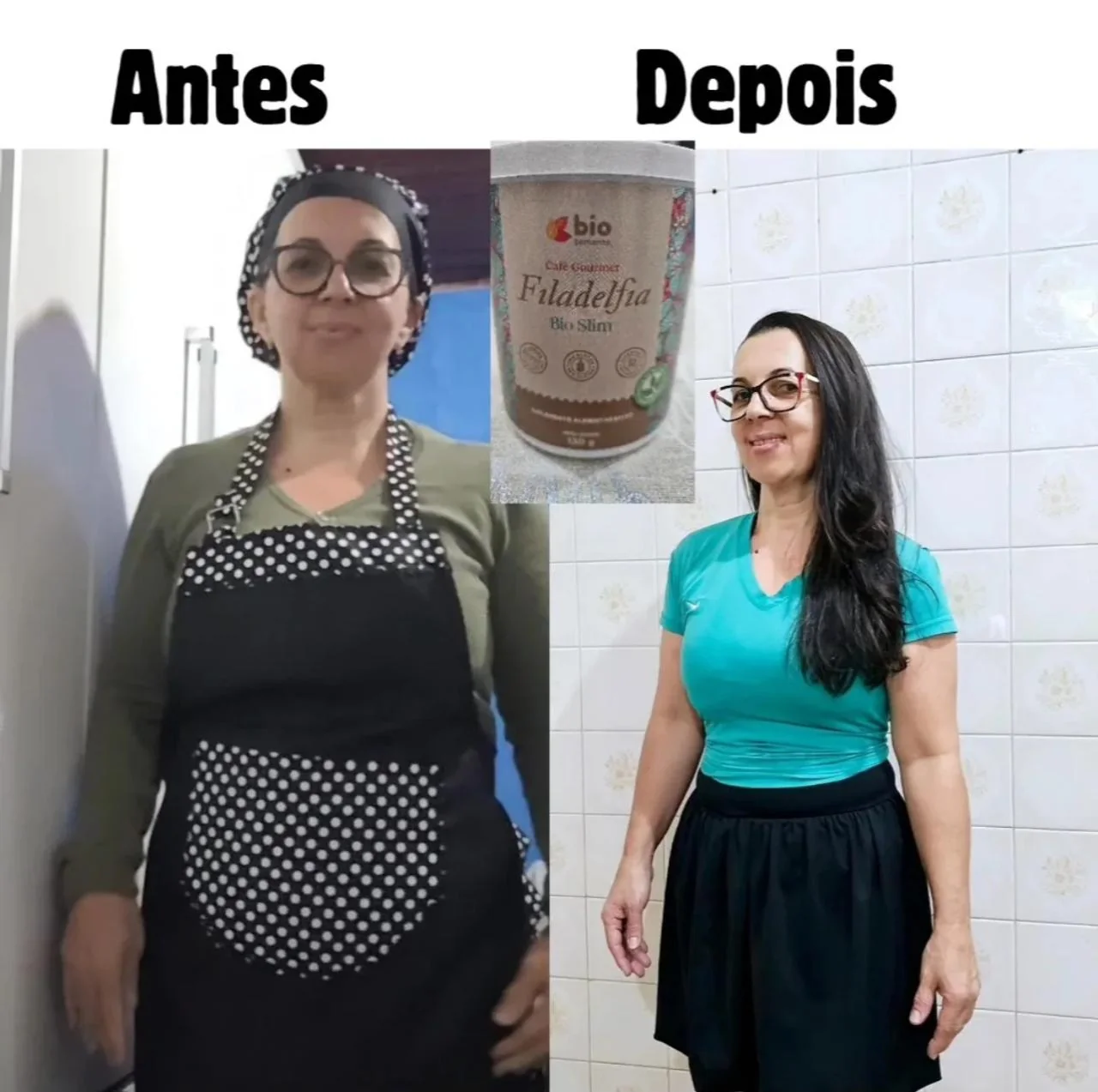 Ana Paula — Antes e Depois Café Filadélfia