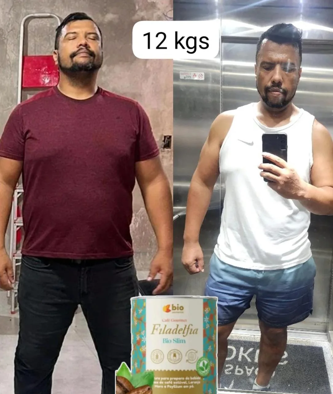 Rodrigo — 12kg a menos com Café Filadélfia